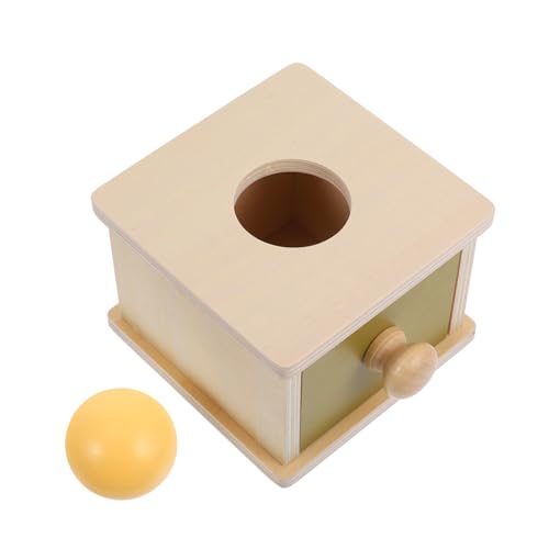 SHINEOFI Montessori Lernspielzeug aus Holz mit Interaktiver Münzwurfbox Pädagogisches Feinmotorik und Koordination für Kleinkinder für Frühe von SHINEOFI
