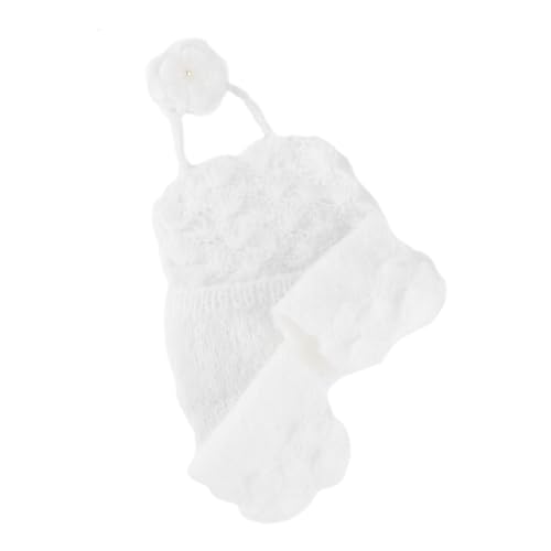 SHINEOFI Neugeborenen Fotografie Mohair Strampler mit Blumenverzierung Weiß Fotoshooting Kostüm Weiches Sicheres Material für Home Studio Verwendung SHINEOFI Neugeborenen Fotografie Mohair Strampler mit Blumenverzierung Weiß Fotoshooting Kostüm Weiches Sicheres Material für Home Studio Verwendung von SHINEOFI