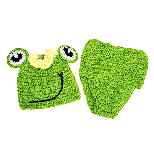 SHINEOFI Neugeborenen Fotografie Outfit Handgefertigtes Kostüm Grün für Fotoshootings und Besondere Anlässe Weiches Wollgarn für Maximalen Komfort SHINEOFI Neugeborenen Fotografie Outfit Handgefertigtes Kostüm Grün für Fotoshootings und Besondere Anlässe Weiches Wollgarn für Maximalen Komfort von SHINEOFI
