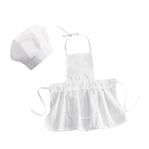 SHINEOFI Neugeborenen Fotografie Requisiten Set Süßer und Schürze für Cosplay Mädchenstil Weiß S für Unvergessliche Fotos und Tägliches Tragen SHINEOFI Neugeborenen Fotografie Requisiten Set Süßer und Schürze für Cosplay Mädchenstil Weiß S für Unvergessliche Fotos und Tägliches Tragen von SHINEOFI