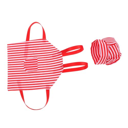 SHINEOFI Puppenschürze Kochmütze Puppen-fotoautomaten-Requisiten Mini-Puppen-backoutfit Puppe Verkleiden Zubehör Minipuppenkleidung Minischürze Für Puppe Schulmaterial Für Puppen Rot Stoff SHINEOFI Puppenschürze Kochmütze Puppen-fotoautomaten-Requisiten Mini-Puppen-backoutfit Puppe Verkleiden Zubehör Minipuppenkleidung Minischürze Für Puppe Schulmaterial Für Puppen Rot Stoff von SHINEOFI