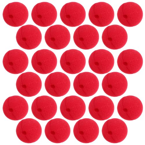 SHINEOFI Rote Clownsnasen, 20 Stück Zirkusclown-schwammnasen, Halloween-Cosplay-Requisiten, Zirkuskostüm-zubehör für Halloween, Weihnachten, Aufführungsbedarf SHINEOFI Rote Clownsnasen, 20 Stück Zirkusclown-schwammnasen, Halloween-Cosplay-Requisiten, Zirkuskostüm-zubehör für Halloween, Weihnachten, Aufführungsbedarf von SHINEOFI