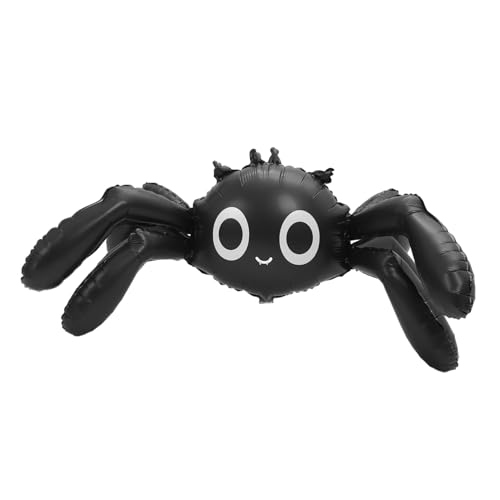 SHINEOFI Spinnenballon Tiere Folienballons Aufblasbare Folienballons Aufblasbare Riesenspinne Halloween Spinnen Ballon Realistische Spinnen Requisite Tier Party Dekoration Aluminiumfolie von SHINEOFI