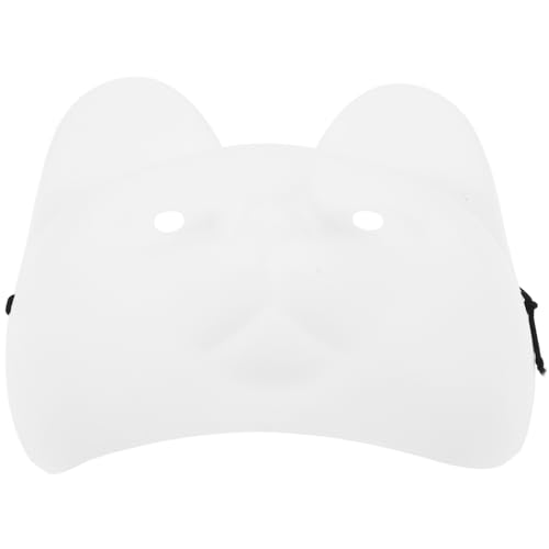 SHINEOFI Tiermaske Schwarze Katzenmasken Für Erwachsene DIY Maskenmasken Maskenmasken Blanko Maskenmaske Zum Selbermachen Blanko Katzenmasken DIY Zubehör Bastelrohlinge Maske Halloween von SHINEOFI