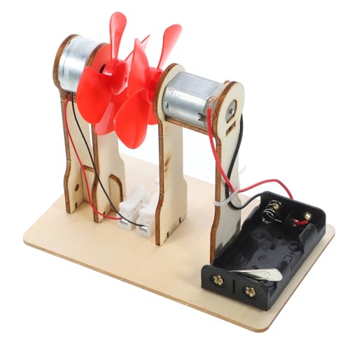 SHINEOFI Windturbinenspielzeug Motor Kinderbausätze Wissenschaftsgenerator Wissenschaftliche Experimente Für Motor Pädagogisches Strombausatz Bildungs Strombausatz Metall von SHINEOFI