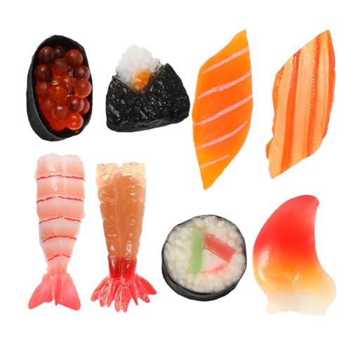 Sushi-Spielzeug 8-Teiliges Simulationsmodell Japanischer Sushi-Künstliches Essen Zur Präsentation Realistisches Essensspielzeug Für Küchendekor Schaufensterdekoration Sushi-Spielzeug 8-Teiliges Simulationsmodell Japanischer Sushi-Künstliches Essen Zur Präsentation Realistisches Essensspielzeug Für Küchendekor Schaufensterdekoration von SHINEOFI