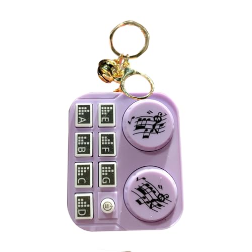 Einfach zu bedienende Spielkonsole, DJ-Controller, Spielgerät, tragbar, Mini mit Musiklicht, batteriebetrieben, Lerngerät für Kinder, Teenager, Lila, B Einfach zu bedienende Spielkonsole, DJ-Controller, Spielgerät, tragbar, Mini mit Musiklicht, batteriebetrieben, Lerngerät für Kinder, Teenager, Lila, B von SHINROAD
