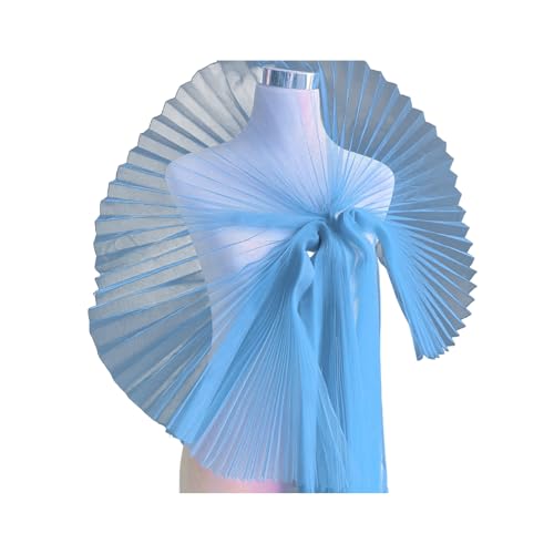 Mesh Stoff gekräuselte Spitzenverkühlung Falten -Trimm Organza Chiffon Tüll Grenz für das Nähen von Hochzeitskleid Trimmbüchern Projekte Dekoratives Material verschieden Hellblau Mesh Stoff gekräuselte Spitzenverkühlung Falten -Trimm Organza Chiffon Tüll Grenz für das Nähen von Hochzeitskleid Trimmbüchern Projekte Dekoratives Material verschieden Hellblau von SHINROAD
