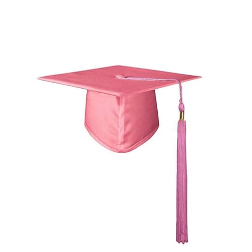SHINROAD Bachelor Hut Doktor Abschluss Unisex Kappe 2023 Quaste Anhänger Dekoration Einfarbig Klassischer Stil Flache Oberseite Master Scholar P Rosa Einheitsgröße SHINROAD Bachelor Hut Doktor Abschluss Unisex Kappe 2023 Quaste Anhänger Dekoration Einfarbig Klassischer Stil Flache Oberseite Master Scholar P Rosa Einheitsgröße von SHINROAD