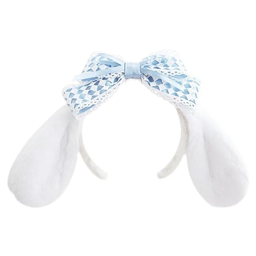 SHINROAD Bunny Ohrs für Kinder Frauen Hasen Ohr Stirnband süß bequemes Haarband für Cosplay Halloween Foto Requisiten Blau SHINROAD Bunny Ohrs für Kinder Frauen Hasen Ohr Stirnband süß bequemes Haarband für Cosplay Halloween Foto Requisiten Blau von SHINROAD
