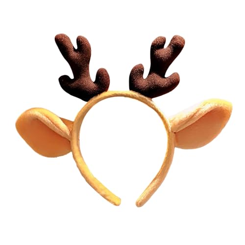 SHINROAD Elastisches Rentier-Stirnband, Universalgröße, Urlaubszubehör, Weihnachten, Plüschgeweih, Ohren, Haare für Erwachsene und Kinder, festlicher Kaffee SHINROAD Elastisches Rentier-Stirnband, Universalgröße, Urlaubszubehör, Weihnachten, Plüschgeweih, Ohren, Haare für Erwachsene und Kinder, festlicher Kaffee von SHINROAD