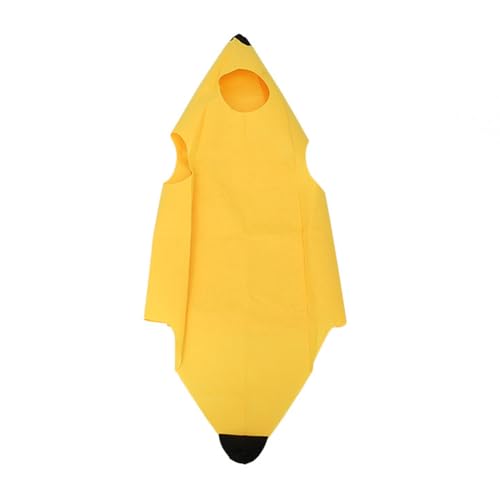 SHINROAD Erwachsene Bananenkostüm Outfit gelb für Kinder Erwachsene ärmellose Overall Erwachsene von SHINROAD
