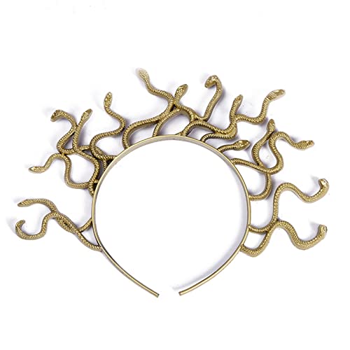 SHINROAD Halloween Stirnband Dressing Schöne alte griechische Mythologie Schlangendekoration Golden von SHINROAD