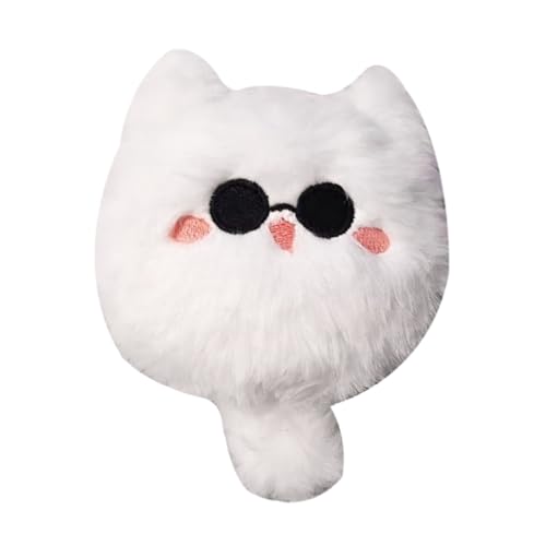 SHINROAD Hochwertiger Cartoon-Anhänger Runde Body Cat Cat Whitecat Plüsch Puppenschlüsselkette süße Anime Kätzchen Figur Plüsch Dekorative Weichgefüllte Spielzeugkeyring Weiß SHINROAD Hochwertiger Cartoon-Anhänger Runde Body Cat Cat Whitecat Plüsch Puppenschlüsselkette süße Anime Kätzchen Figur Plüsch Dekorative Weichgefüllte Spielzeugkeyring Weiß von SHINROAD