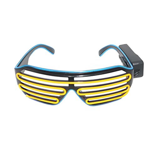 SHINROAD Langlebige Party Shades Fun Festival Eyewear Leuchten Neon -Rave -Brillen blinkende Verschluss mit El Draht -LED -Sonnenbrille leuchtet DJ -Kostüme für 80er -Jahre -Partys C SHINROAD Langlebige Party Shades Fun Festival Eyewear Leuchten Neon -Rave -Brillen blinkende Verschluss mit El Draht -LED -Sonnenbrille leuchtet DJ -Kostüme für 80er -Jahre -Partys C von SHINROAD