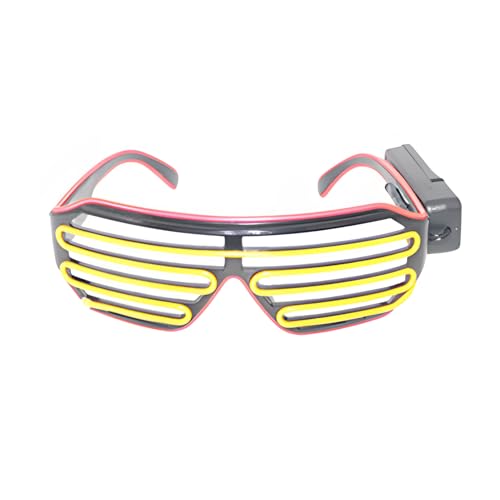 SHINROAD Langlebige Party Shades Fun Festival Eyewear Leuchten Neon -Rave -Brillen blinkende Verschluss mit El Draht -LED -Sonnenbrille leuchtet DJ -Kostüme für 80er -Jahre -Partys F SHINROAD Langlebige Party Shades Fun Festival Eyewear Leuchten Neon -Rave -Brillen blinkende Verschluss mit El Draht -LED -Sonnenbrille leuchtet DJ -Kostüme für 80er -Jahre -Partys F von SHINROAD