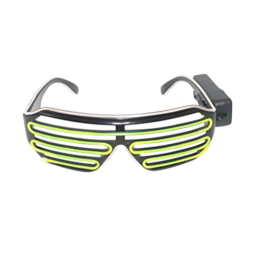 SHINROAD Langlebige Party Shades Fun Festival Eyewear Leuchten Neon -Rave -Brillen blinkende Verschluss mit El Draht -LED -Sonnenbrille leuchtet DJ -Kostüme für 80er -Jahre -Partys ich SHINROAD Langlebige Party Shades Fun Festival Eyewear Leuchten Neon -Rave -Brillen blinkende Verschluss mit El Draht -LED -Sonnenbrille leuchtet DJ -Kostüme für 80er -Jahre -Partys ich von SHINROAD