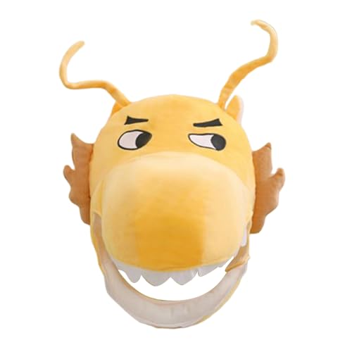 SHINROAD Lustiges Plüschhut Frühlingsfestival Golden Chinesisch Drache Weich warmes Elastizität Winter Cosplay Maskottchen Kopfbedeckung für Neujahr Kostümfoto Gelb SHINROAD Lustiges Plüschhut Frühlingsfestival Golden Chinesisch Drache Weich warmes Elastizität Winter Cosplay Maskottchen Kopfbedeckung für Neujahr Kostümfoto Gelb von SHINROAD