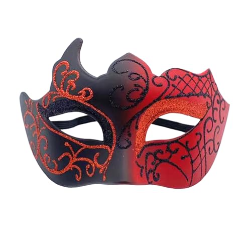 SHINROAD Party Face Cover schafft Atmosphäre Neuheit Nachtclub Dancing Party Maskerade Face Cover Schwarz Rot SHINROAD Party Face Cover schafft Atmosphäre Neuheit Nachtclub Dancing Party Maskerade Face Cover Schwarz Rot von SHINROAD