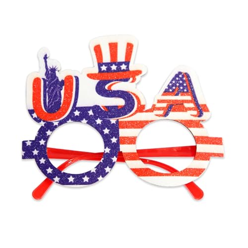 SHINROAD Rot weiße blaue Partybrille 1/12 PCs patriotische amerikanische Flagge Star Striot Stripes Brillen für Independence Day Memorial Veteranen Feierlichkeiten C SHINROAD Rot weiße blaue Partybrille 1/12 PCs patriotische amerikanische Flagge Star Striot Stripes Brillen für Independence Day Memorial Veteranen Feierlichkeiten C von SHINROAD