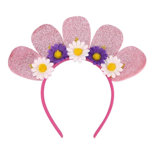 SHINROAD Sommer Beachfotografie Requisiten Hawaiian Luau Stirnbänder Palmbaum Flamingo Filz Feiern Haarzubehör für tropische Themenversorgungen Aloha Dekorationen C von SHINROAD