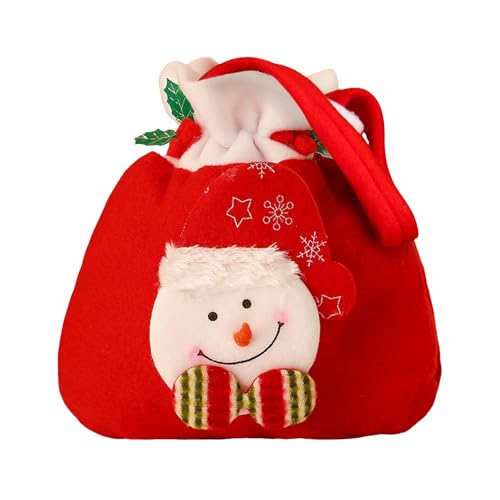 SHINROAD Weihnachtsdekoration, Weihnachtsdekoration, Geschenktasche, Schneemann, Weihnachtsmann, Bär, Elch, Süßigkeiten, Kordelzug, Geschenkbeutel, Leckerli-Halter, Sack, Strümpfe A SHINROAD Weihnachtsdekoration, Weihnachtsdekoration, Geschenktasche, Schneemann, Weihnachtsmann, Bär, Elch, Süßigkeiten, Kordelzug, Geschenkbeutel, Leckerli-Halter, Sack, Strümpfe A von SHINROAD