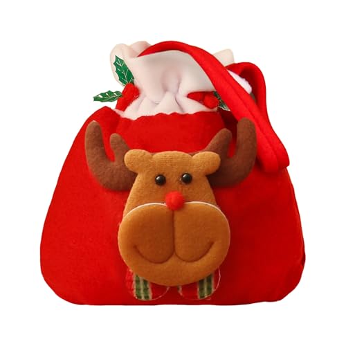 SHINROAD Weihnachtsdekoration, Weihnachtsdekoration, Geschenktasche, Schneemann, Weihnachtsmann, Bär, Elch, Süßigkeiten, Kordelzug, Geschenkbeutel, Leckerli-Halter, Sack, Strümpfe D SHINROAD Weihnachtsdekoration, Weihnachtsdekoration, Geschenktasche, Schneemann, Weihnachtsmann, Bär, Elch, Süßigkeiten, Kordelzug, Geschenkbeutel, Leckerli-Halter, Sack, Strümpfe D von SHINROAD