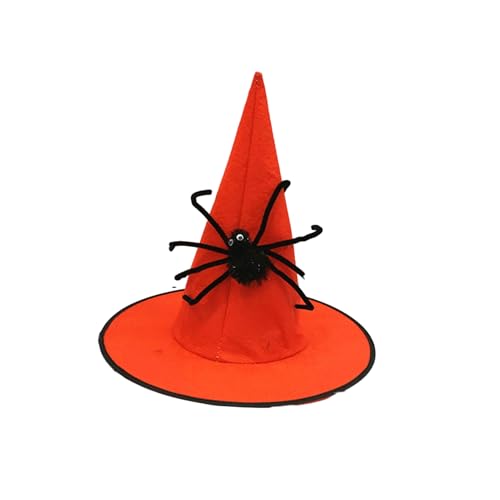 Wizard Hat Leichtes langlebiges Kinder schwarz komfortable Kostümzubehör für Halloween-Partys Dress-up Rot von SHINROAD