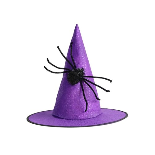 Wizard Hat Leichtes langlebiges Kinder schwarz komfortable Kostümzubehör für Halloween-Partys Dress-up Violett von SHINROAD