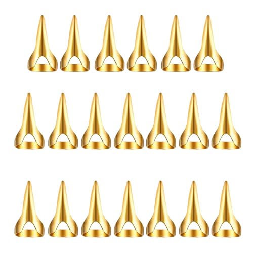 SHINROAD Wolf-Kostümkrallen, 20 Stück, Fingerspitzen-Ring-Set, Retro, Metall, Punk-Rock, Nagelkunst für Katze, Cosplay, Halloween, Zubehör, Avantgarde-Stil, Schmuck, goldfarben SHINROAD Wolf-Kostümkrallen, 20 Stück, Fingerspitzen-Ring-Set, Retro, Metall, Punk-Rock, Nagelkunst für Katze, Cosplay, Halloween, Zubehör, Avantgarde-Stil, Schmuck, goldfarben von SHINROAD