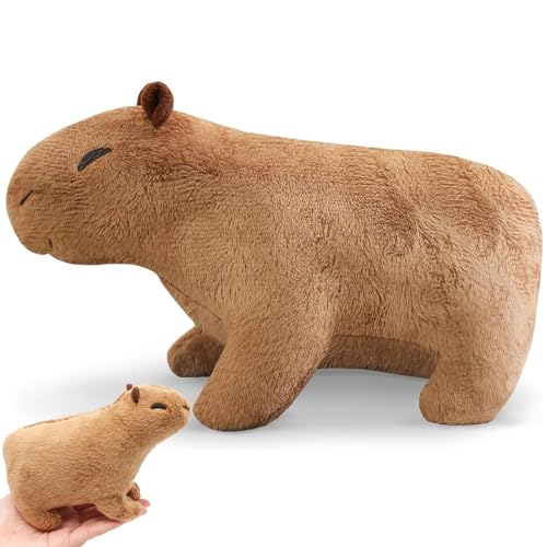 SHIQUAN Simulation Capybara Plüschtier,Realistische Plüschtiere,Simulation Meerschweinchen Kuscheltier,Niedlichen Capybara Plushie,Simulation Tier Capybara Plushies Puppen Gefüllt Kissen für Kinder SHIQUAN Simulation Capybara Plüschtier,Realistische Plüschtiere,Simulation Meerschweinchen Kuscheltier,Niedlichen Capybara Plushie,Simulation Tier Capybara Plushies Puppen Gefüllt Kissen für Kinder von SHIQUAN