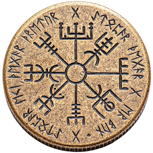 Vegvisir Wayfinder Münze, Bronze Vegvisir Wayfinder Münze, Bronze von SHIRE POST MINT