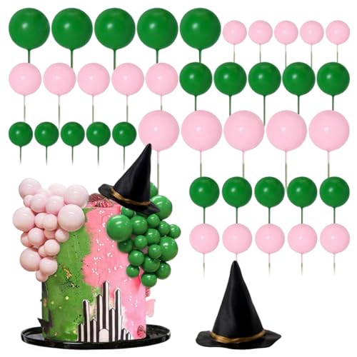42pcs böser Kuchen -Topper Hexenhut Crown Mini Ballons Cupcake Topper für Geburtstag Halloween Party Dekorationen Vorräte 42pcs böser Kuchen -Topper Hexenhut Crown Mini Ballons Cupcake Topper für Geburtstag Halloween Party Dekorationen Vorräte von SHITOOMFE