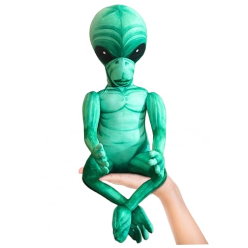 Alien gefülltes Tier, Alien Plüsch, 20 Zoll flexibeles weiches Stofftier, kuschelige hässliche Plüsch für Kinder Erwachsene Home Party, Grün von SHITOOMFE