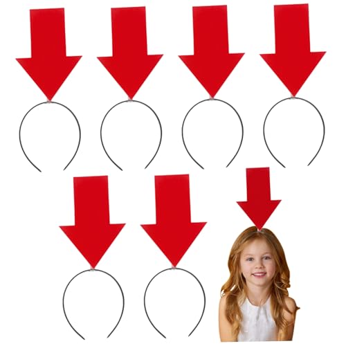 Lustige Stirnbänder, 6pcs Pfeilstirnband, Neuheit lustige Stirnbänder mit Pfeilspitzen -Tuch Halloween Hair Hoop für Foto -Requisiten, Partydekoration, Freunde Geschenk Lustige Stirnbänder, 6pcs Pfeilstirnband, Neuheit lustige Stirnbänder mit Pfeilspitzen -Tuch Halloween Hair Hoop für Foto -Requisiten, Partydekoration, Freunde Geschenk von SHITOOMFE