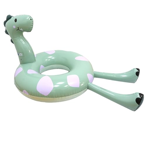 SHITOOMFE Aufblasbarer Bräunungspool, Dinosaurierpool Float, 63x38x32 Zoll PVC weicher Komfort aufblasbares Bräunung, Starke tragende Wasserschwimmer für Party Strand am Meer von SHITOOMFE