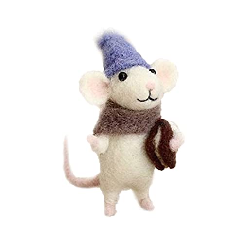 SHITOOMFE Mäusenadel -Filzstarter -Kit unvollendete Wolle Filzmaus Bastelkit für Anfänger DIY -Handwerk, Mäuse Wolle Filling Supplies SHITOOMFE Mäusenadel -Filzstarter -Kit unvollendete Wolle Filzmaus Bastelkit für Anfänger DIY -Handwerk, Mäuse Wolle Filling Supplies von SHITOOMFE
