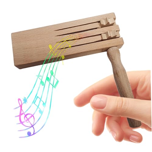 SHITOOMFE Ratsche-Rausch-Hersteller, Ratsche-Geräuschhersteller, hölzerne traditionelle Clacker, Eltern-Kind-Bindungspaß-Kleinkind-Musikinstrumente für Spiele, Partys, Sport SHITOOMFE Ratsche-Rausch-Hersteller, Ratsche-Geräuschhersteller, hölzerne traditionelle Clacker, Eltern-Kind-Bindungspaß-Kleinkind-Musikinstrumente für Spiele, Partys, Sport von SHITOOMFE