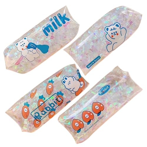 SHITOOMFE Wasser Wiggler Spielzeug, Wasser Wiggler für Kinder Erwachsene 4pcs 5 Cartoon Bärenschlangenspielzeug mit Band in weichem und kühlenden PVC -Squeeze -Spielzeug, zufälliger Stil SHITOOMFE Wasser Wiggler Spielzeug, Wasser Wiggler für Kinder Erwachsene 4pcs 5 Cartoon Bärenschlangenspielzeug mit Band in weichem und kühlenden PVC -Squeeze -Spielzeug, zufälliger Stil von SHITOOMFE