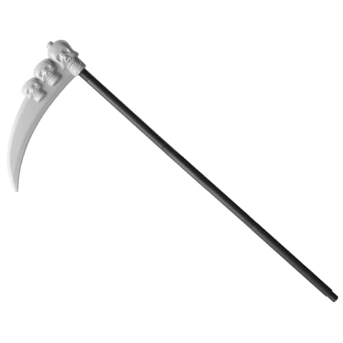 Sensenmut Scythe 35x14 -Zoll -Plastik -Skelettspielzeugwaffen abnehmbare Scythe Requisite Faux Sickle Halloween Requisiten für Kinder Erwachsene Sensenmut Scythe 35x14 -Zoll -Plastik -Skelettspielzeugwaffen abnehmbare Scythe Requisite Faux Sickle Halloween Requisiten für Kinder Erwachsene von SHITOOMFE