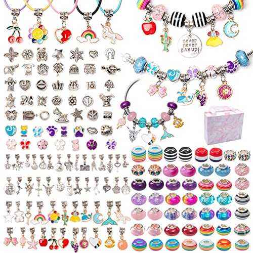 SHJOEE 162 Stück Charm Armband Kit Schmuckbastelsets für Kinder Armbänder Selber Machen Kinder Spielzeug Schmuckherstellungsset DIY Schmuck Basteln Mädchen Geschenke 5-13 Jahre Geburtstag,Weihnachten SHJOEE 162 Stück Charm Armband Kit Schmuckbastelsets für Kinder Armbänder Selber Machen Kinder Spielzeug Schmuckherstellungsset DIY Schmuck Basteln Mädchen Geschenke 5-13 Jahre Geburtstag,Weihnachten von SHJOEE