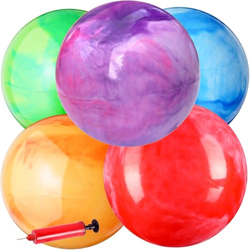 SHJOEE 5pcs Aufblasbare Strandball Sommer Wasserball 45cm Hüpfball Bunt Beach Ball Multifunktion Luftballon Schwimmbad Pool Strand Park Spielplatz Hinterhof Spielzeug Drinnen Draußen Kinder Erwachsene SHJOEE 5pcs Aufblasbare Strandball Sommer Wasserball 45cm Hüpfball Bunt Beach Ball Multifunktion Luftballon Schwimmbad Pool Strand Park Spielplatz Hinterhof Spielzeug Drinnen Draußen Kinder Erwachsene von SHJOEE