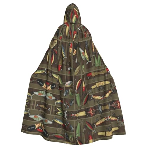 Kapuzenumhang mit Fischköderstil, Unisex, Erwachsene, Halloween, Cosplay, für Männer/Frauen Kapuzenumhang mit Fischköderstil, Unisex, Erwachsene, Halloween, Cosplay, für Männer/Frauen von SHLXMDNZ