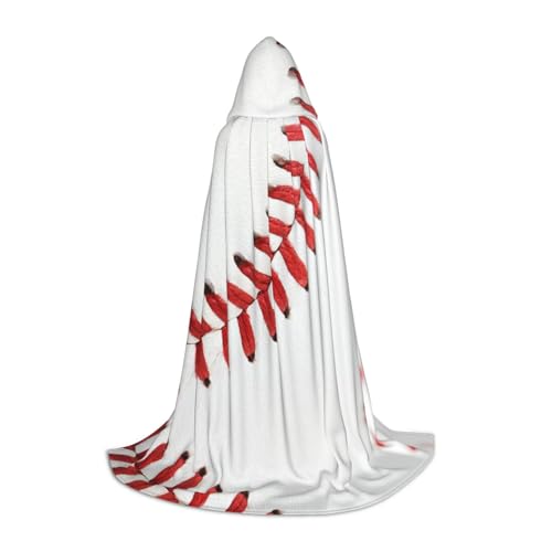 SHLXMDNZ Baseball-Spitzen-Umhang mit Kapuze für Teenager, perfekter Umhang für Halloween und Themenpartys SHLXMDNZ Baseball-Spitzen-Umhang mit Kapuze für Teenager, perfekter Umhang für Halloween und Themenpartys von SHLXMDNZ