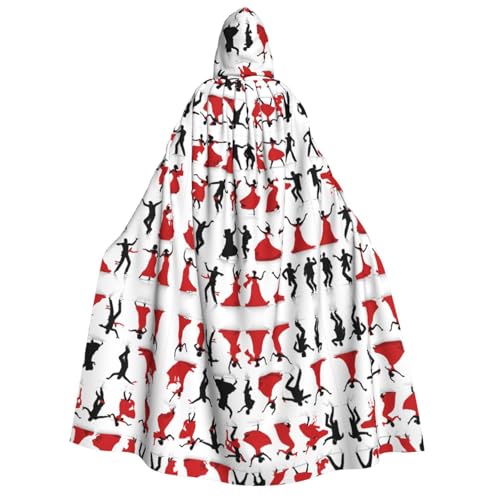 SHLXMDNZ Bedruckter dicker Kapuzenumhang, Unisex, Halloween-Umhang, Vampir, Hexe, Zauberer, Halloween, Weihnachten, Cosplay SHLXMDNZ Bedruckter dicker Kapuzenumhang, Unisex, Halloween-Umhang, Vampir, Hexe, Zauberer, Halloween, Weihnachten, Cosplay von SHLXMDNZ