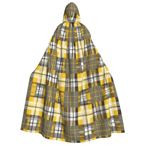 SHLXMDNZ Bedruckter dicker Kapuzenumhang, Unisex, für Halloween, Vampir, Hexe, Zauberer, Halloween, Weihnachten, Cosplay von SHLXMDNZ