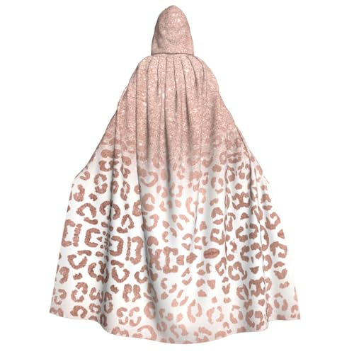 SHLXMDNZ Bedruckter dicker Kapuzenumhang, Unisex, für Halloween, Vampir, Hexe, Zauberer, Halloween, Weihnachten, Cosplay von SHLXMDNZ