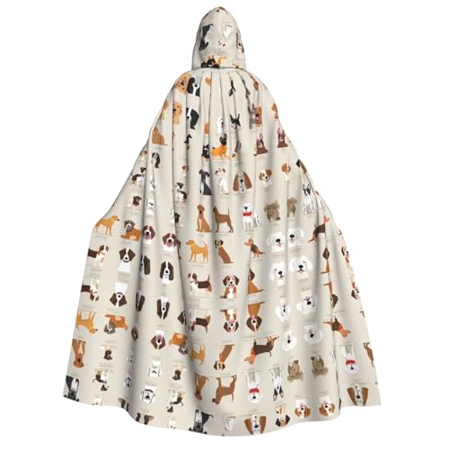 SHLXMDNZ Bedruckter dicker Kapuzenumhang für Halloween, Vampir, Hexe, Zauberer, Halloween, Weihnachten, Cosplay SHLXMDNZ Bedruckter dicker Kapuzenumhang für Halloween, Vampir, Hexe, Zauberer, Halloween, Weihnachten, Cosplay von SHLXMDNZ