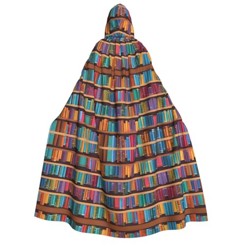 SHLXMDNZ Bedruckter dicker Kapuzenumhang mit Kapuze, Unisex, Vampir, Hexe, Zauberer, Halloween, Weihnachten, Cosplay von SHLXMDNZ