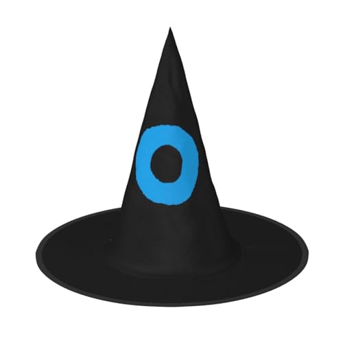 SHLXMDNZ Hexenhut mit bösen Blicken, Halloween, Kegel, Cosplay, für Frauen, Zaubererhut, Maskerade, Halloween-Party-Zubehör von SHLXMDNZ